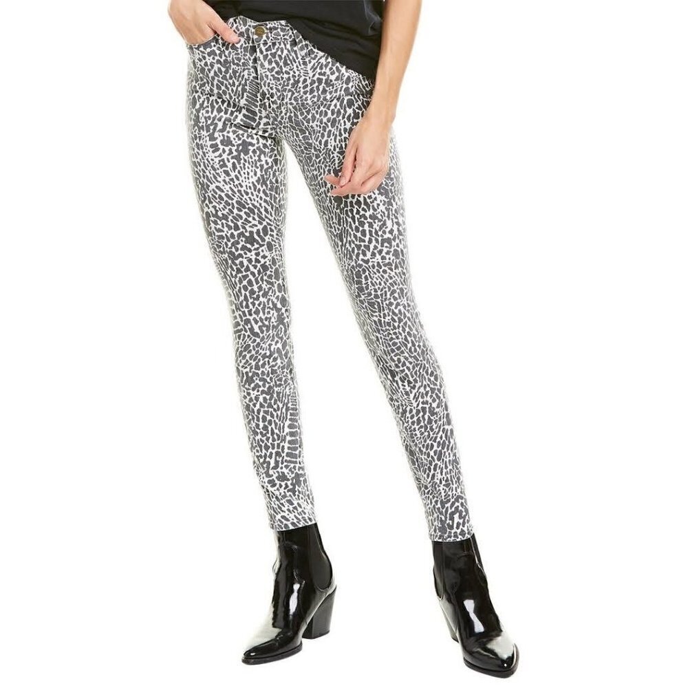 NWT Frame Le High Animal Print Ankle Skinny Jeans